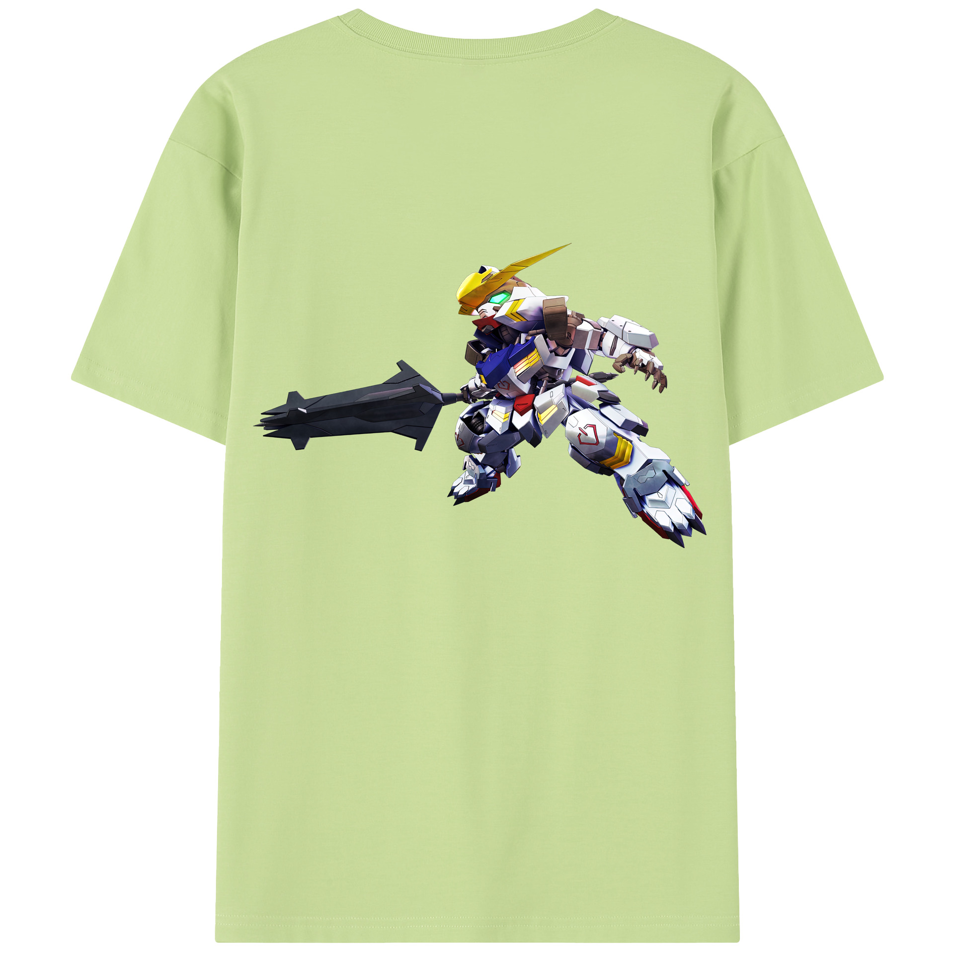 （画像用） 機動戦士ガンダム Mobile Suit Gundam 綿100％半袖Tシャツ（背面プリント）